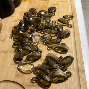 Elegant Crystal Teardrop Ornaments